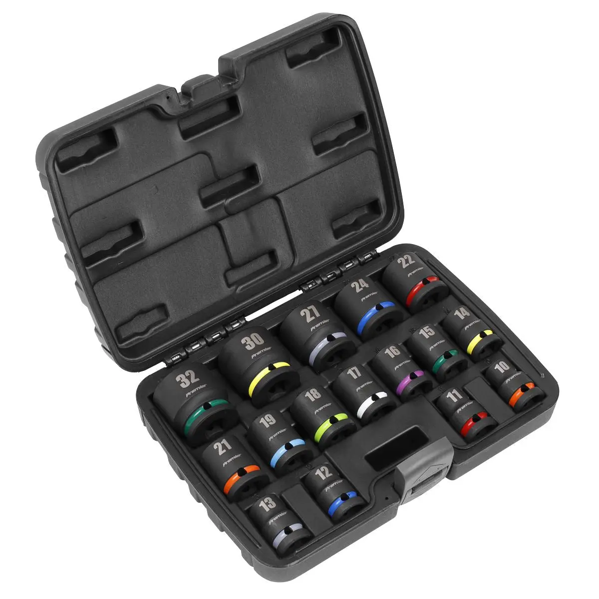 Sealey Premier Impact Socket Set 16pc 1/2”Sq Drive