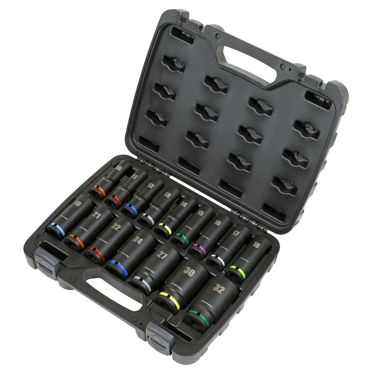 Sealey Premier Impact Socket Set 16pc 1/2"Sq Drive Deep Metric - Image 9