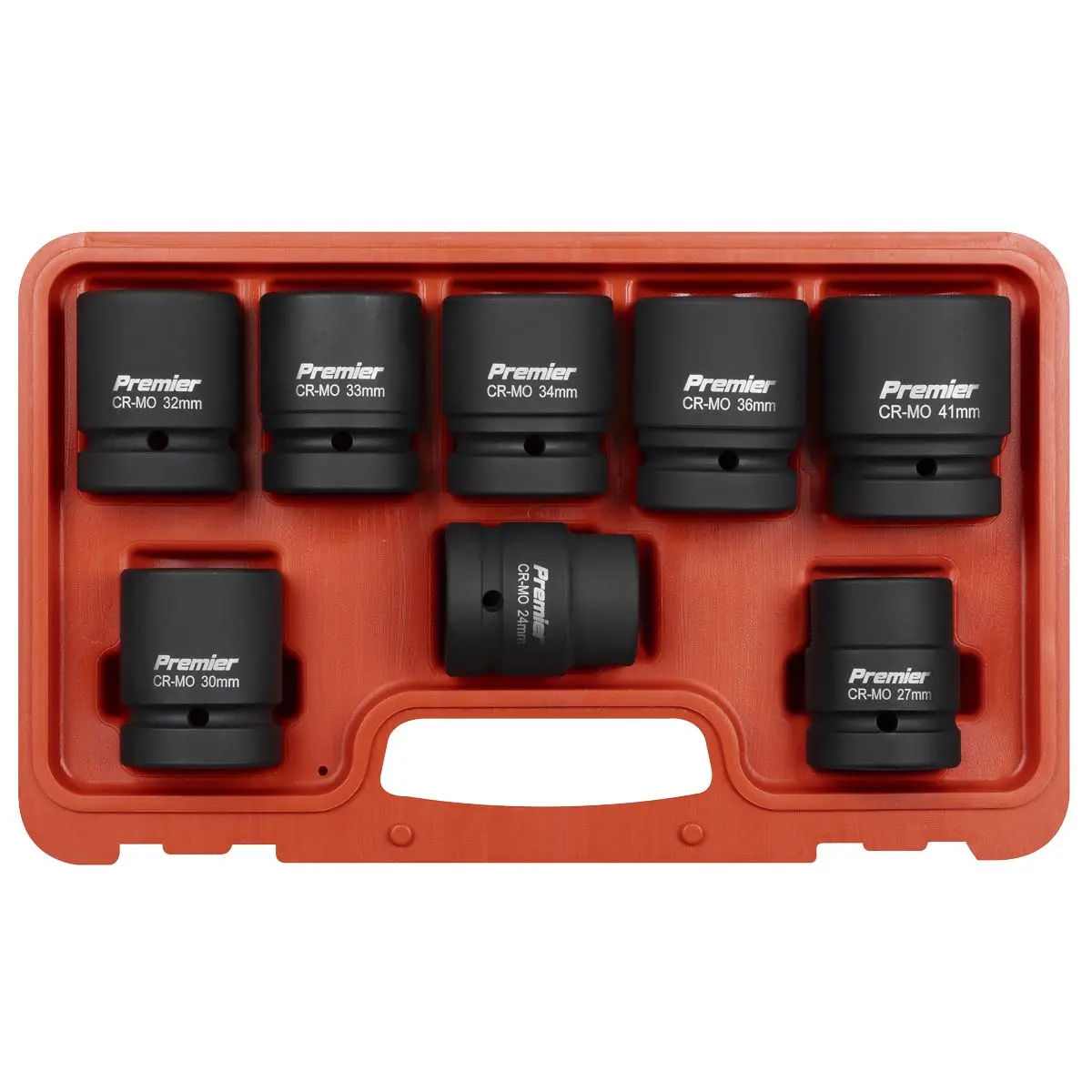 Sealey Premier Impact Socket Set 1"Sq Drive 8pc - Image 3
