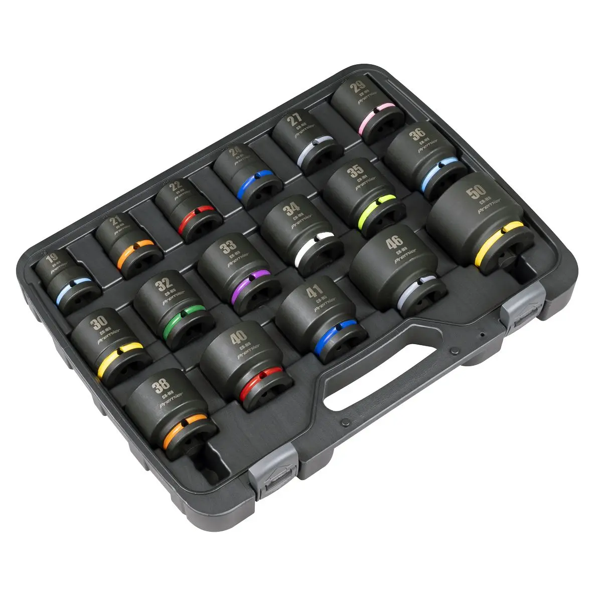 Sealey Premier Impact Socket Set 3/4"Sq Drive 17pc - Image 3
