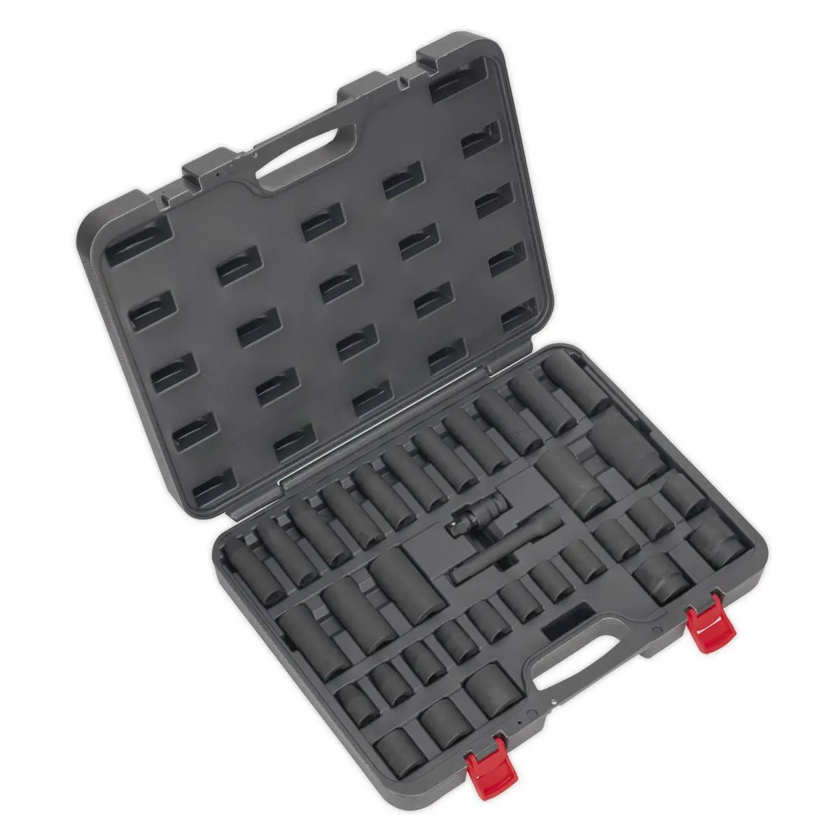 Sealey Premier Impact Socket Set 34pc 1/2"Sq Drive Metric