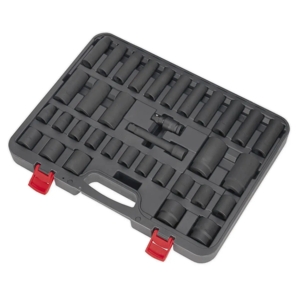 Sealey Premier Impact Socket Set 34pc 1/2"Sq Drive Metric - Image 6