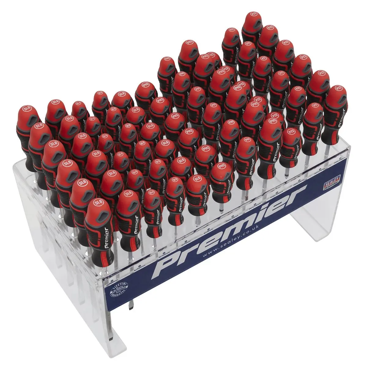 Sealey Premier Individual Screwdrivers GripMAX® 66pc Countertop Display - Image 3