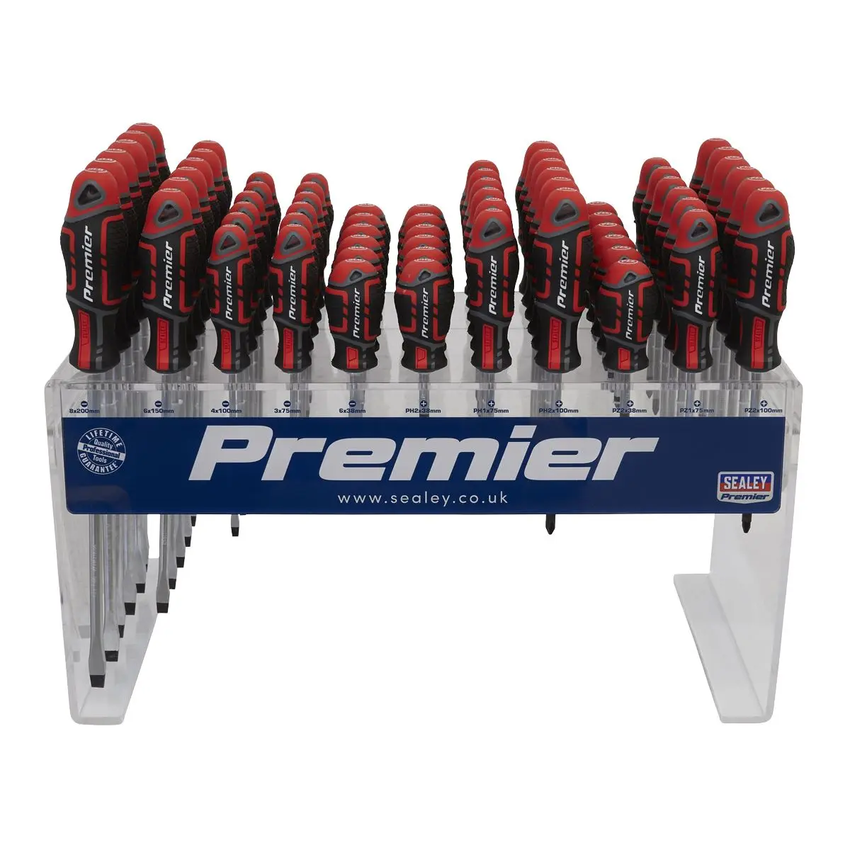 Sealey Premier Individual Screwdrivers GripMAX® 66pc Countertop Display - Image 4