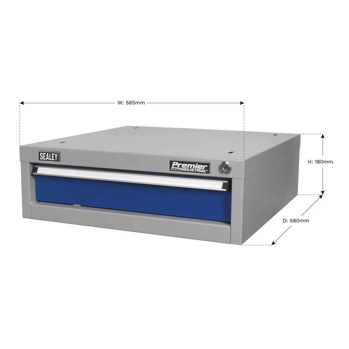 Sealey Premier Industrial Single Drawer Unit for API Series Workbenches - Image 9