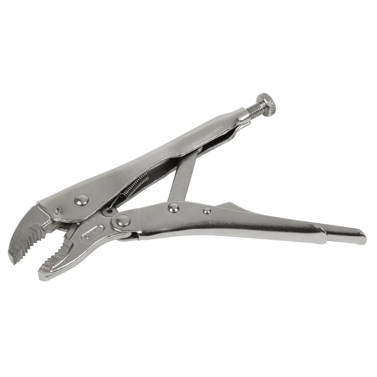 Sealey Premier Locking Pliers Curved Jaws 185mm 0-38mm Capacity - Image 4