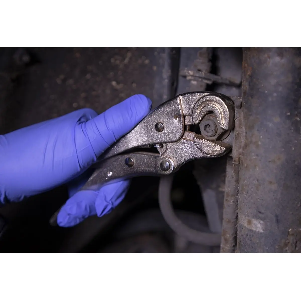 Sealey Premier Locking Pliers Round Jaws 195mm 0-35mm Capacity - Image 2
