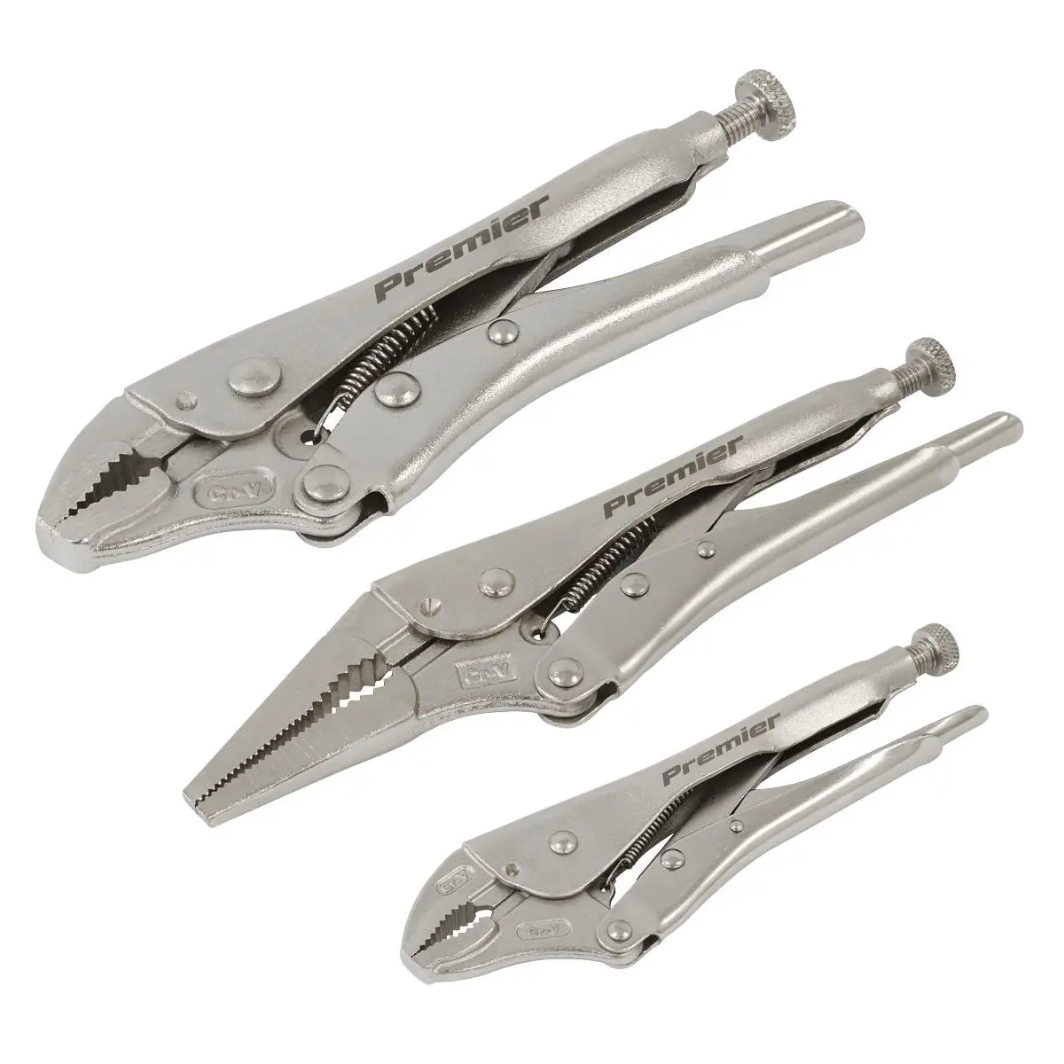 Sealey Premier Locking Pliers Set 3pc