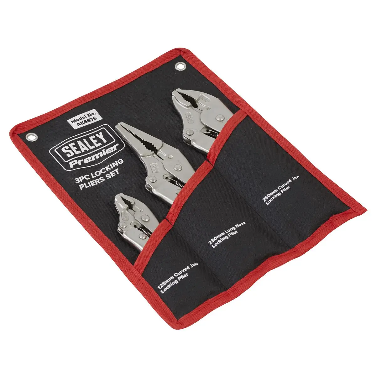 Sealey Premier Locking Pliers Set 3pc - Image 2