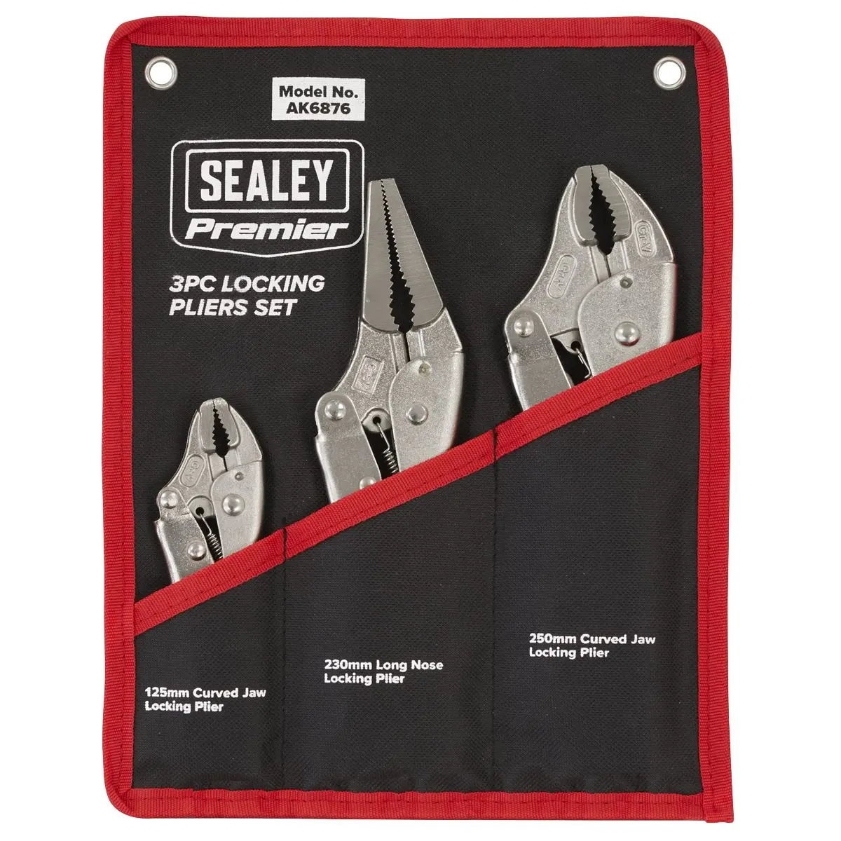 Sealey Premier Locking Pliers Set 3pc - Image 5