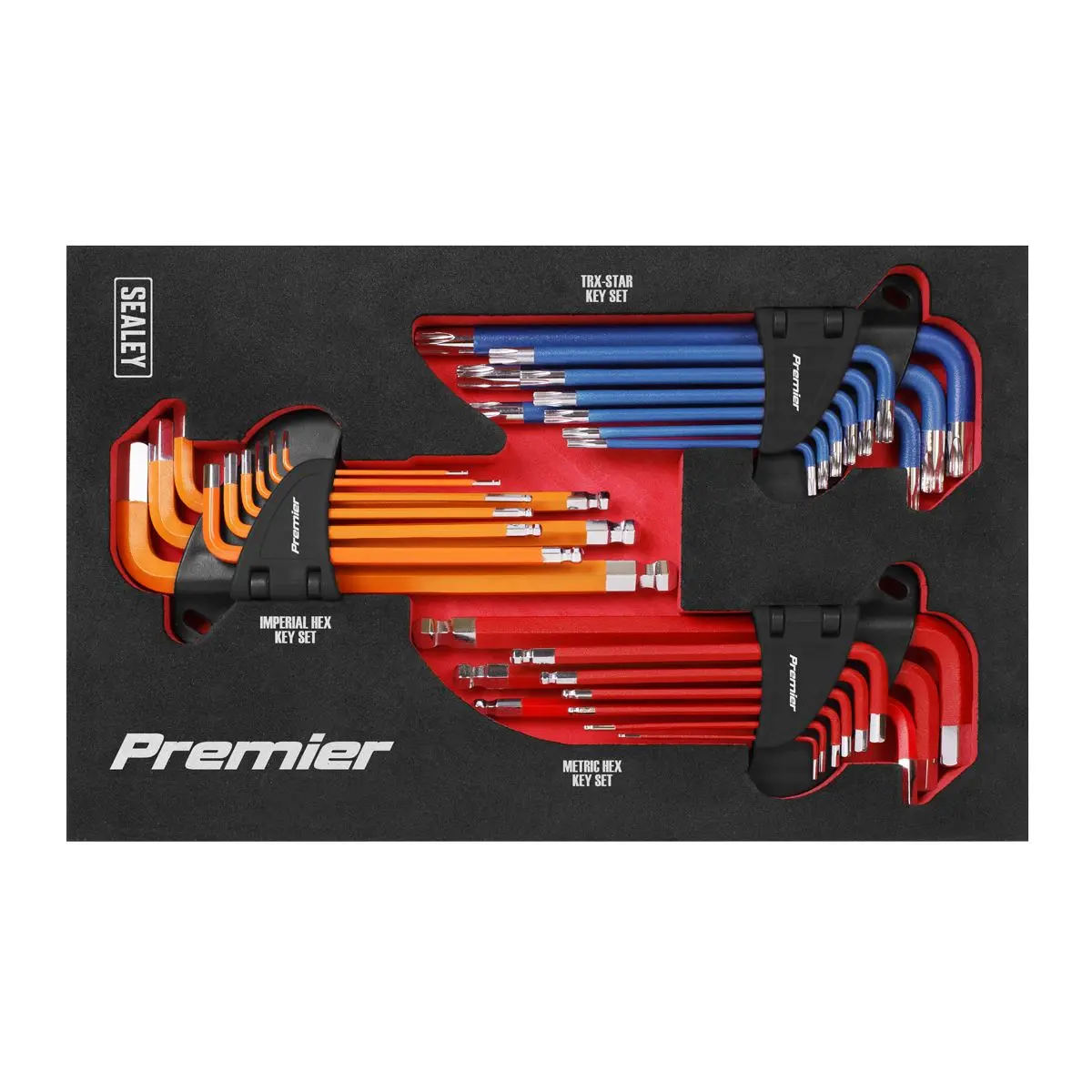 Sealey Premier Master Hex Key Set 27pc - Image 8