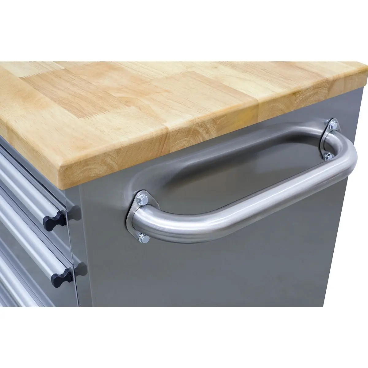 Sealey Premier Mobile Stainless Steel Tool Cabinet 4 Drawer - Image 2