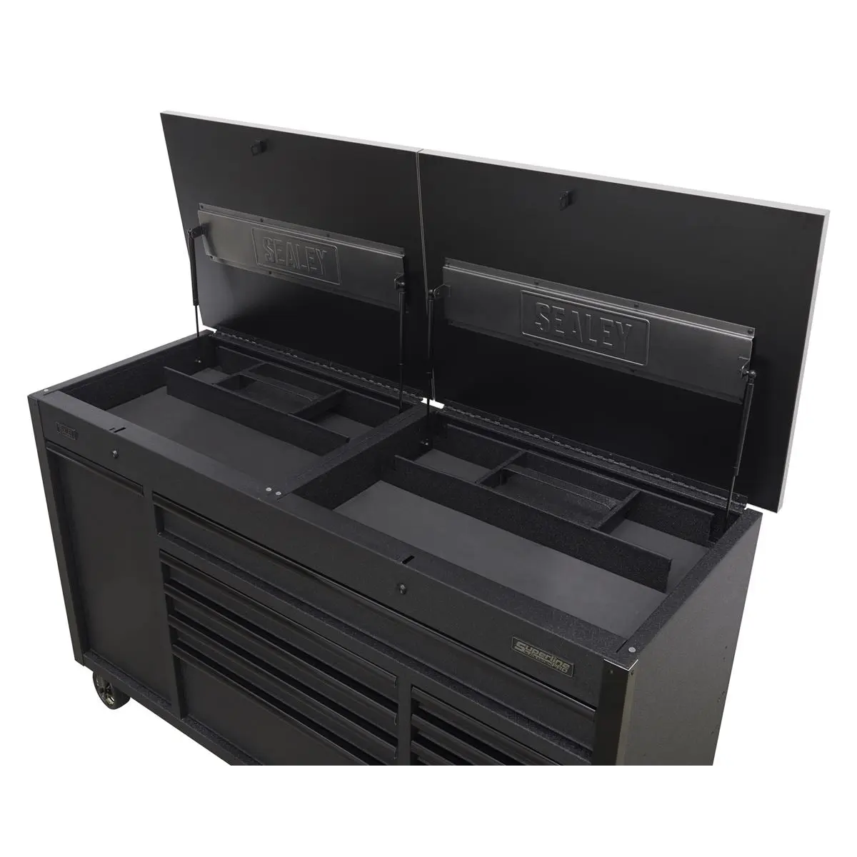 Sealey Superline Pro Mobile Tool Cabinet 1600mm with Power Tool Charging Drawer - Image 14