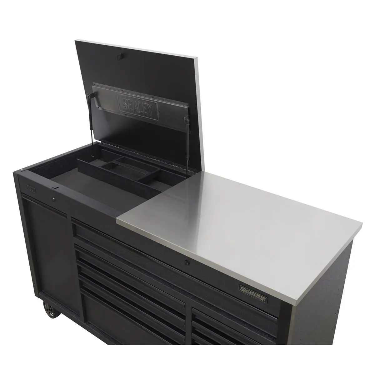 Sealey Superline Pro Mobile Tool Cabinet 1600mm with Power Tool Charging Drawer - Image 15