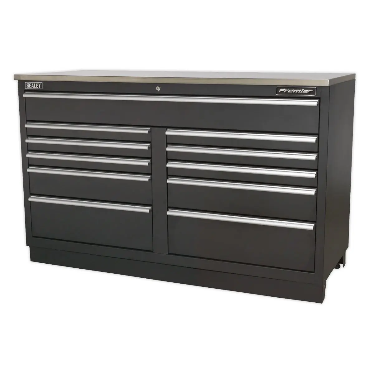 Sealey Premier Modular Floor Cabinet 11 Drawer 1550mm Heavy-Duty - Image 2