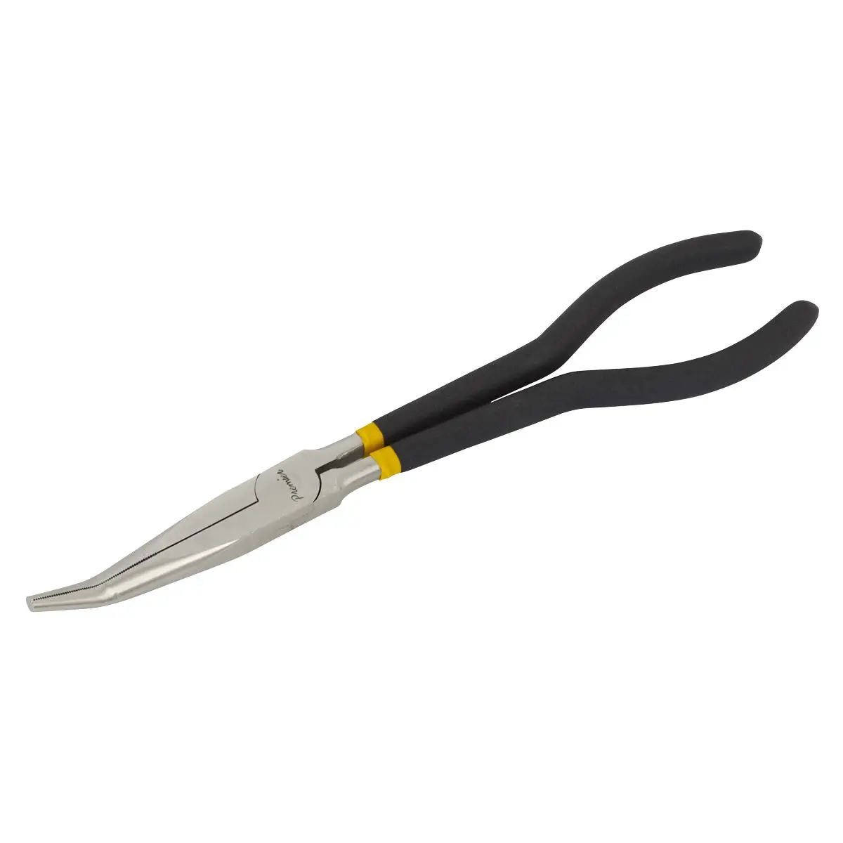 Sealey Premier Needle Nose Pliers 280mm Offset Ni-Fe Finish