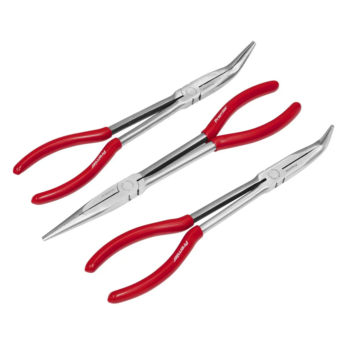 Sealey Premier Needle Nose Pliers Set 3pc 280mm - Image 3