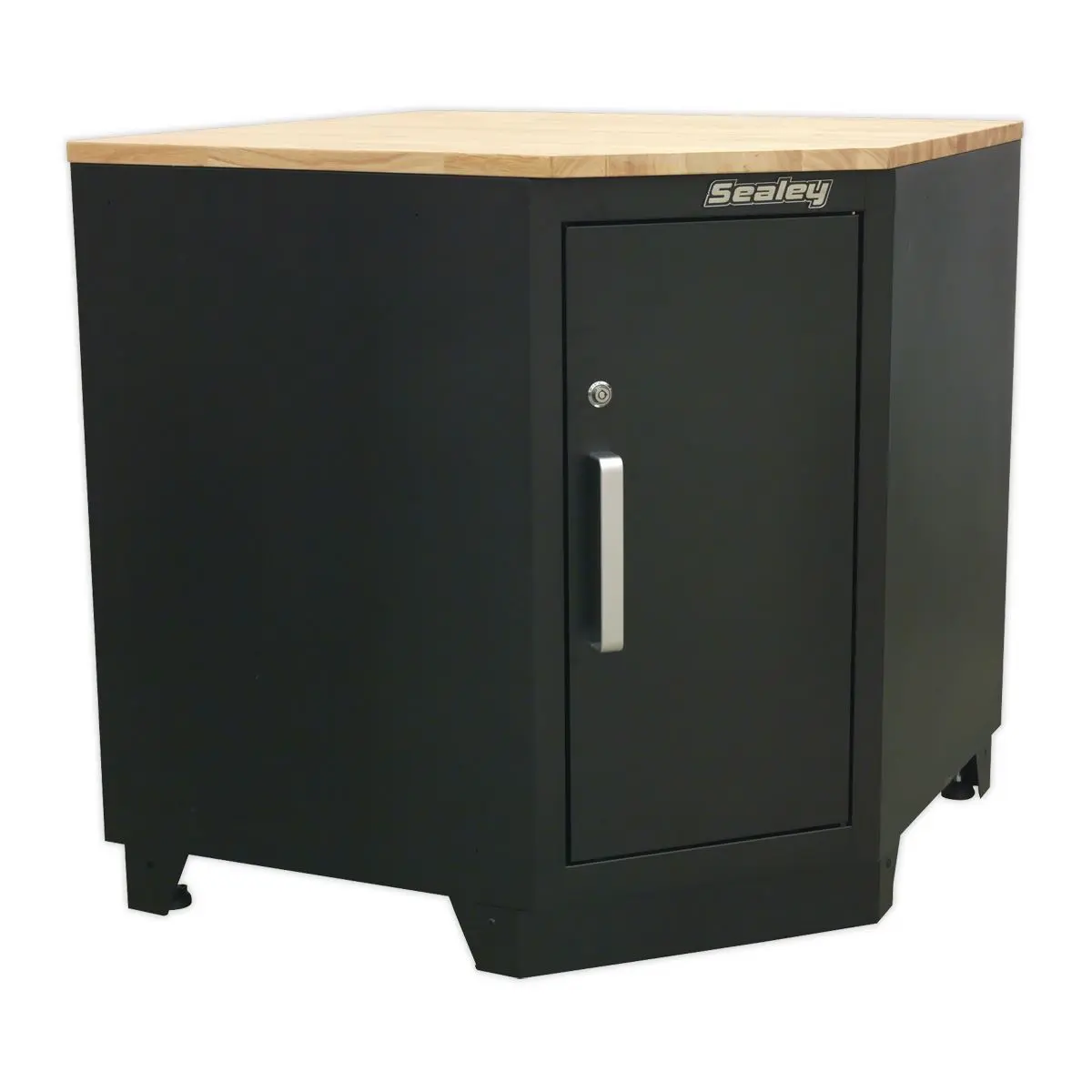 Sealey Premier Hardwood Corner Worktop 930mm - Image 3