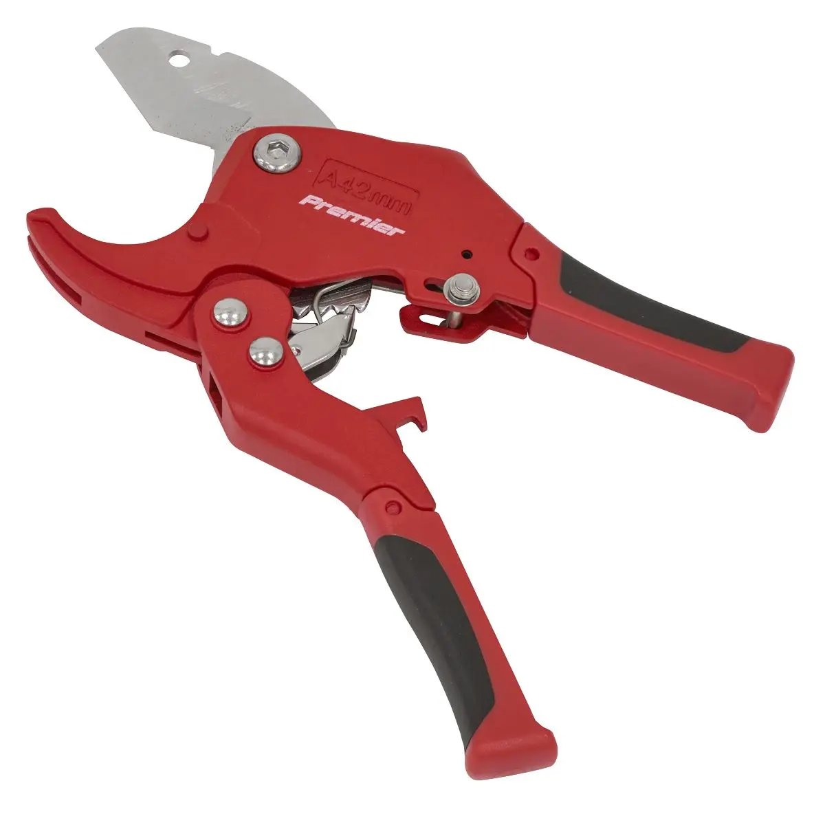 Sealey Premier Plastic Pipe Cutter Quick Release Ø6-42mm - Image 3