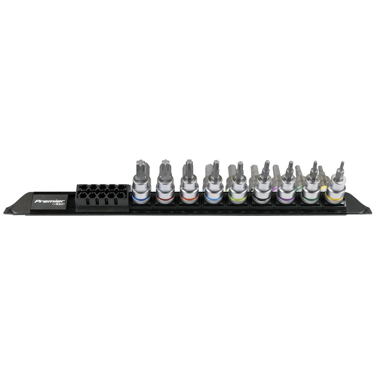 Sealey Premier Platinum Series Hex & TRX-Star* Socket Bit Set 3/8"Sq Drive 18pc - Image 5