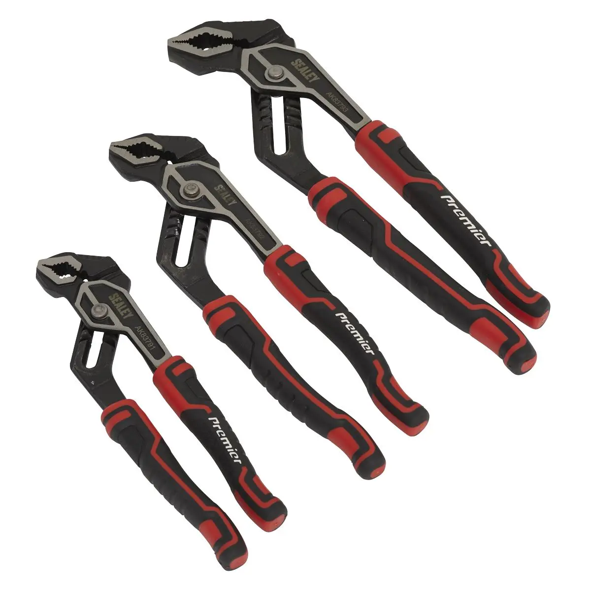 Sealey Premier Pliers Set Water Pump 3pc - Image 2