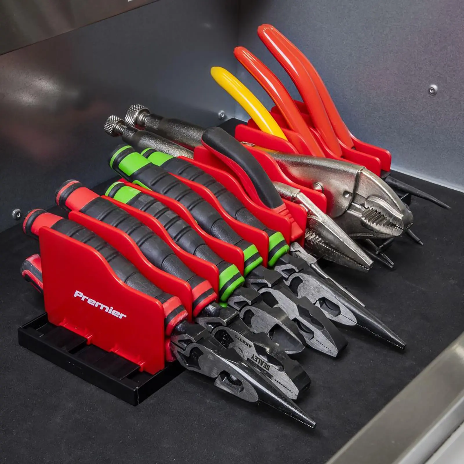 Sealey Premier Pliers Storage Racks with Adjustable Dividers - Image 3