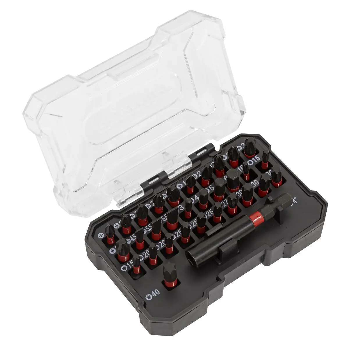 Sealey Premier Power Tool Bit Set 32pc Impact Grade