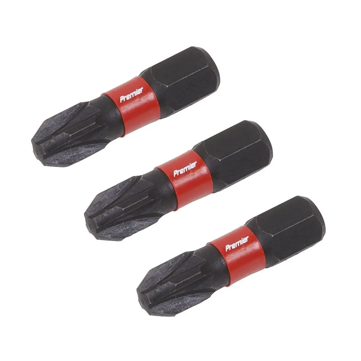 Sealey Premier Pozi #3 Impact Power Tool Bits 25mm - 3pc - Image 4