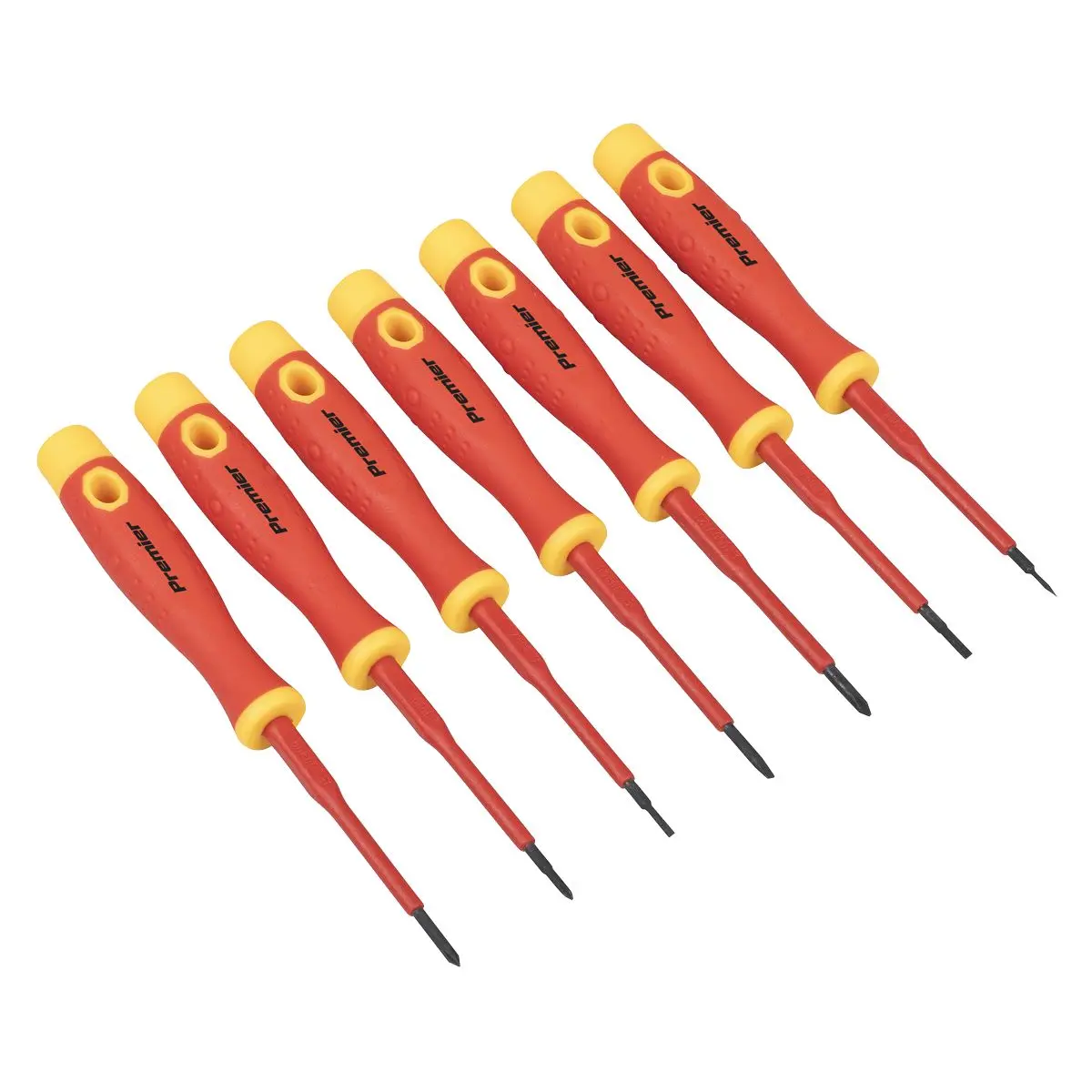 Sealey Premier Precision Screwdriver Set 7pc - VDE Approved - Image 2