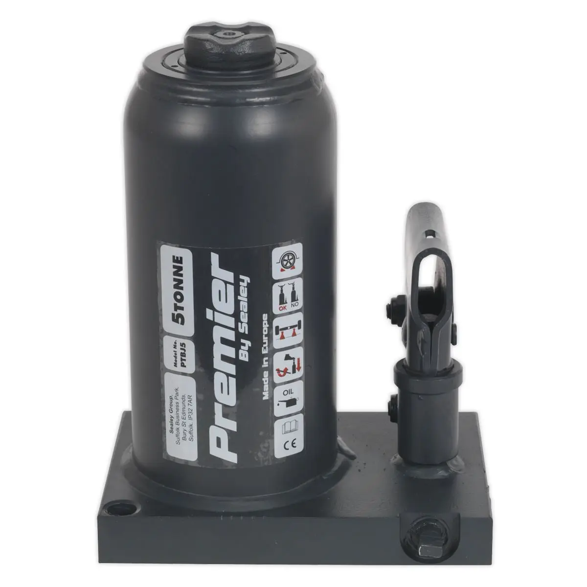 Sealey Premier Premier Telescopic Bottle Jack 5 Tonne - Image 5