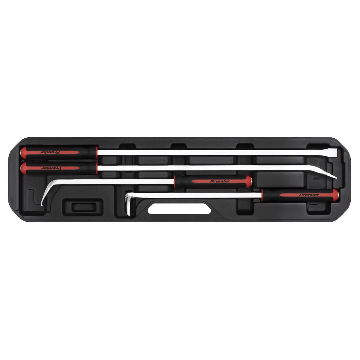 Sealey Premier Pry Bar Set 4pc Heavy-Duty with Hammer Cap - Image 4