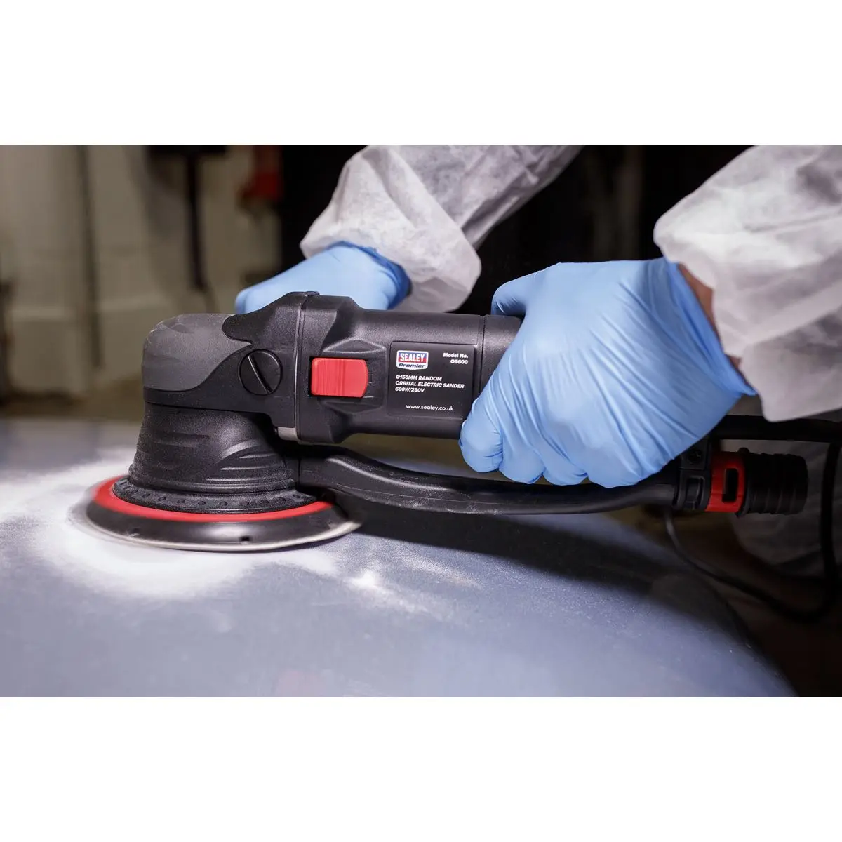 Sealey Premier Random Orbital Electric Sander Ø150mm 600W - Image 4