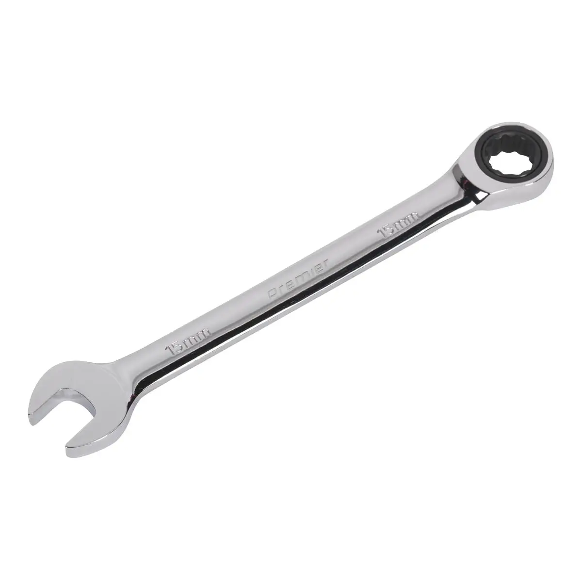 Sealey Premier Ratchet Combination Spanner 15mm - Image 2
