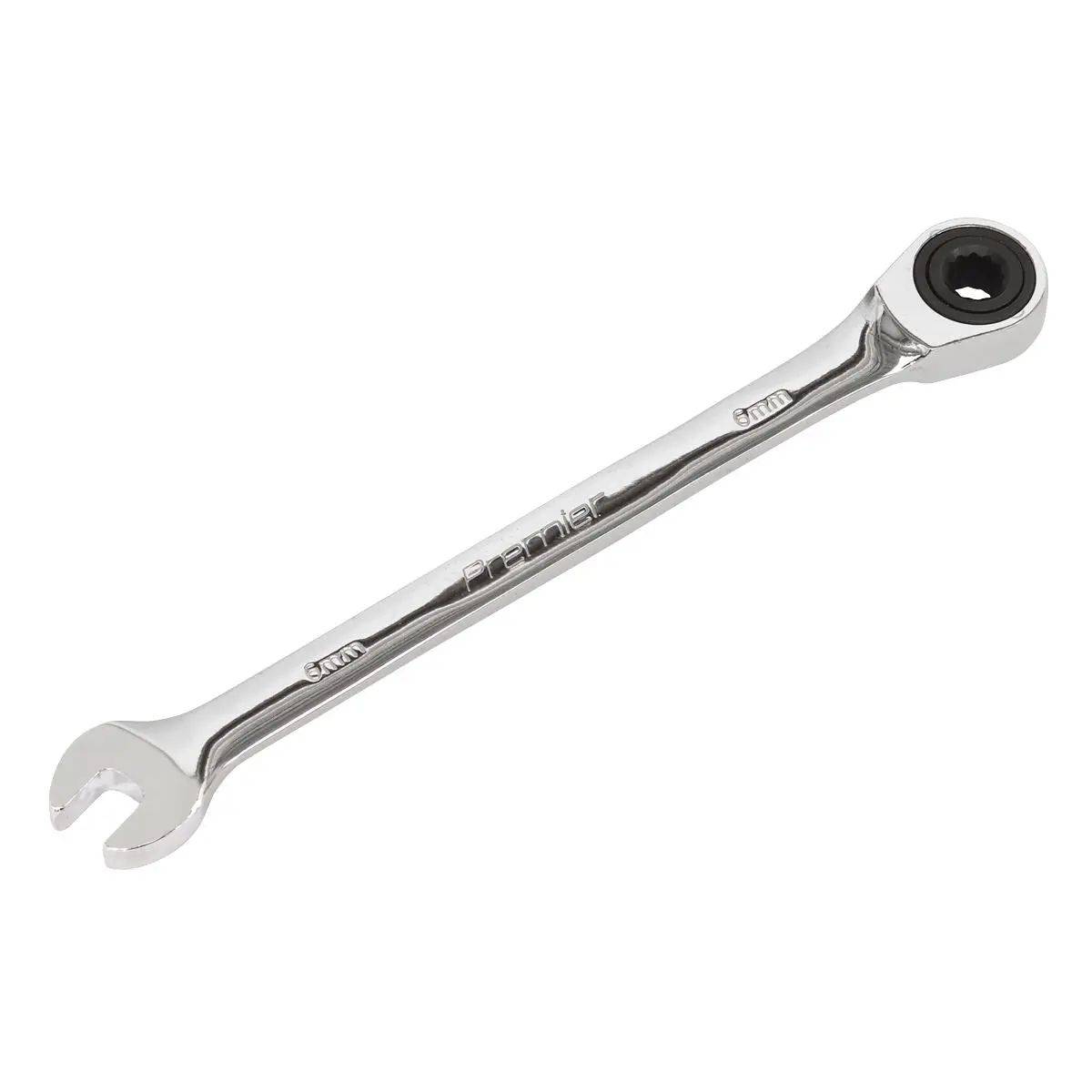 Sealey Premier Ratchet Combination Spanner 6mm - Image 2