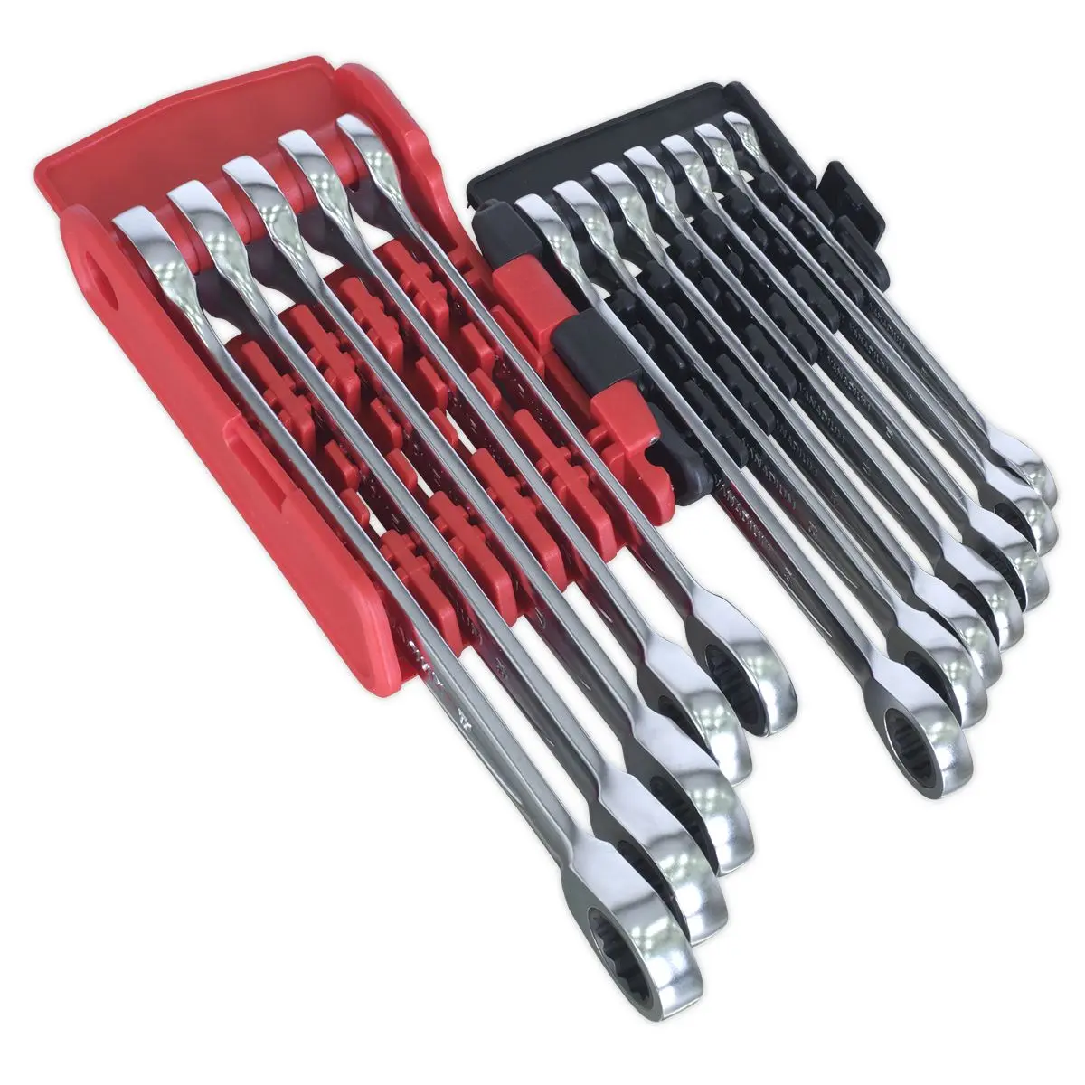 Sealey Premier Platinum Ratchet Combination Spanner Set 12pc - Metric - Premier Platinum - Image 6
