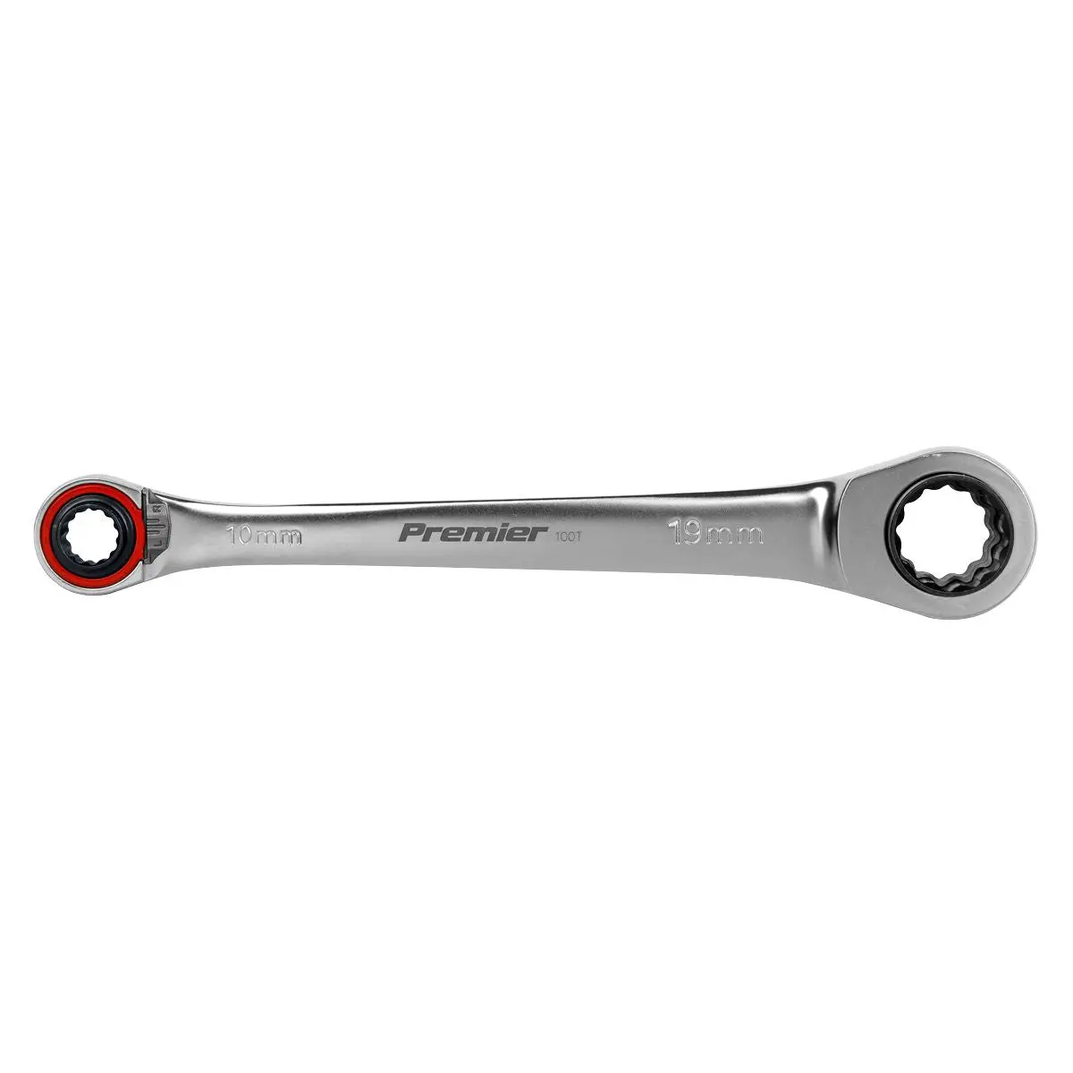 Sealey Premier Platinum Ratchet Ring Spanner 4-in-1 Reversible Metric Premier Platinum - Image 5