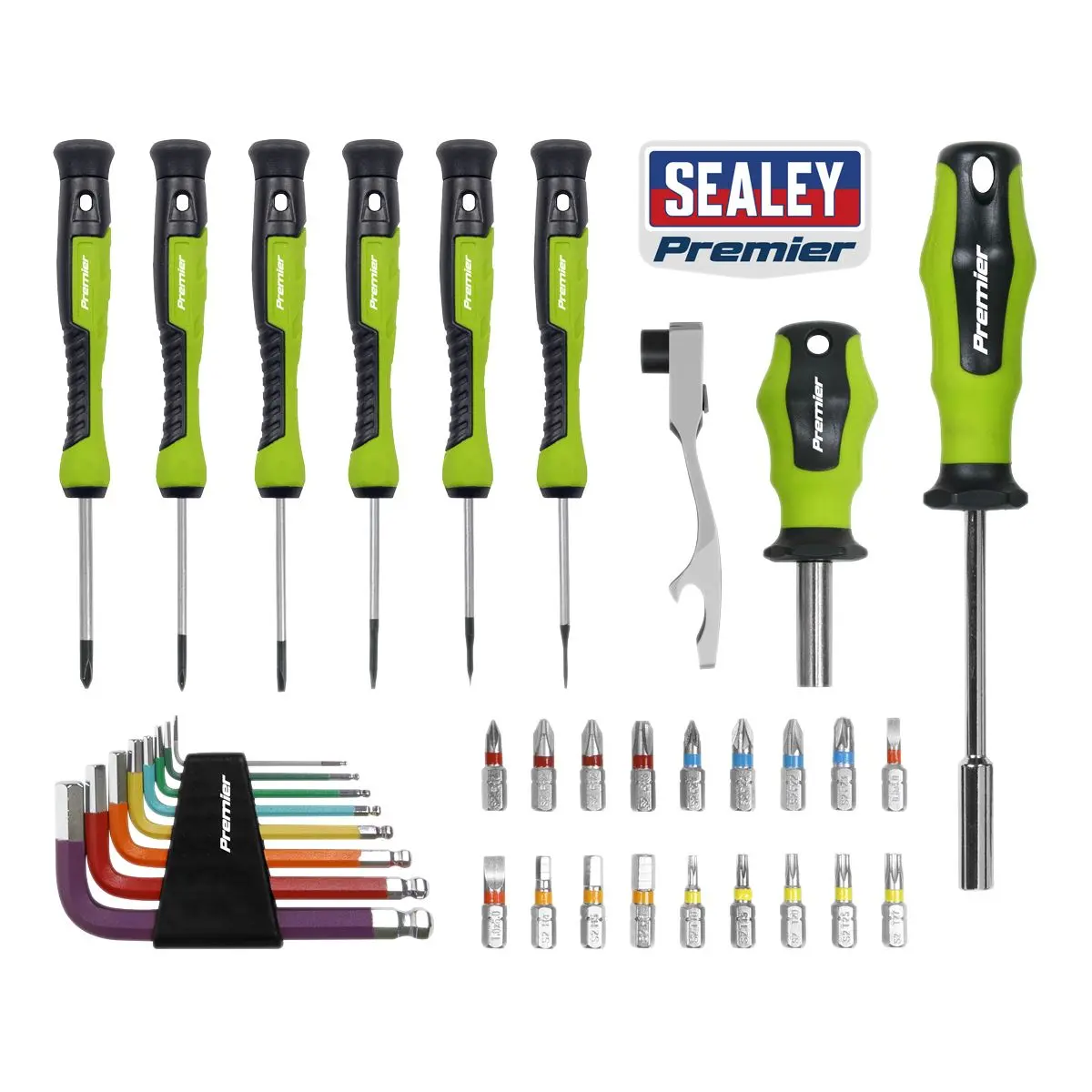 Sealey Premier Ratchet, Screwdriver, Hex Key & Bit Set 35pc Advent Calendar - Image 3