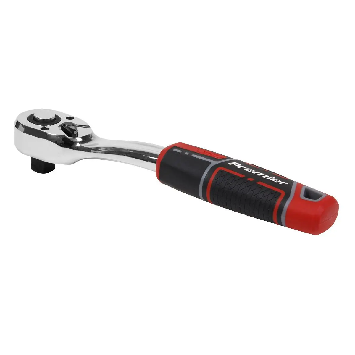 Sealey Premier Ratchet Wrench 1/2"Sq Drive Offset Pear-Head with Flip Reverse