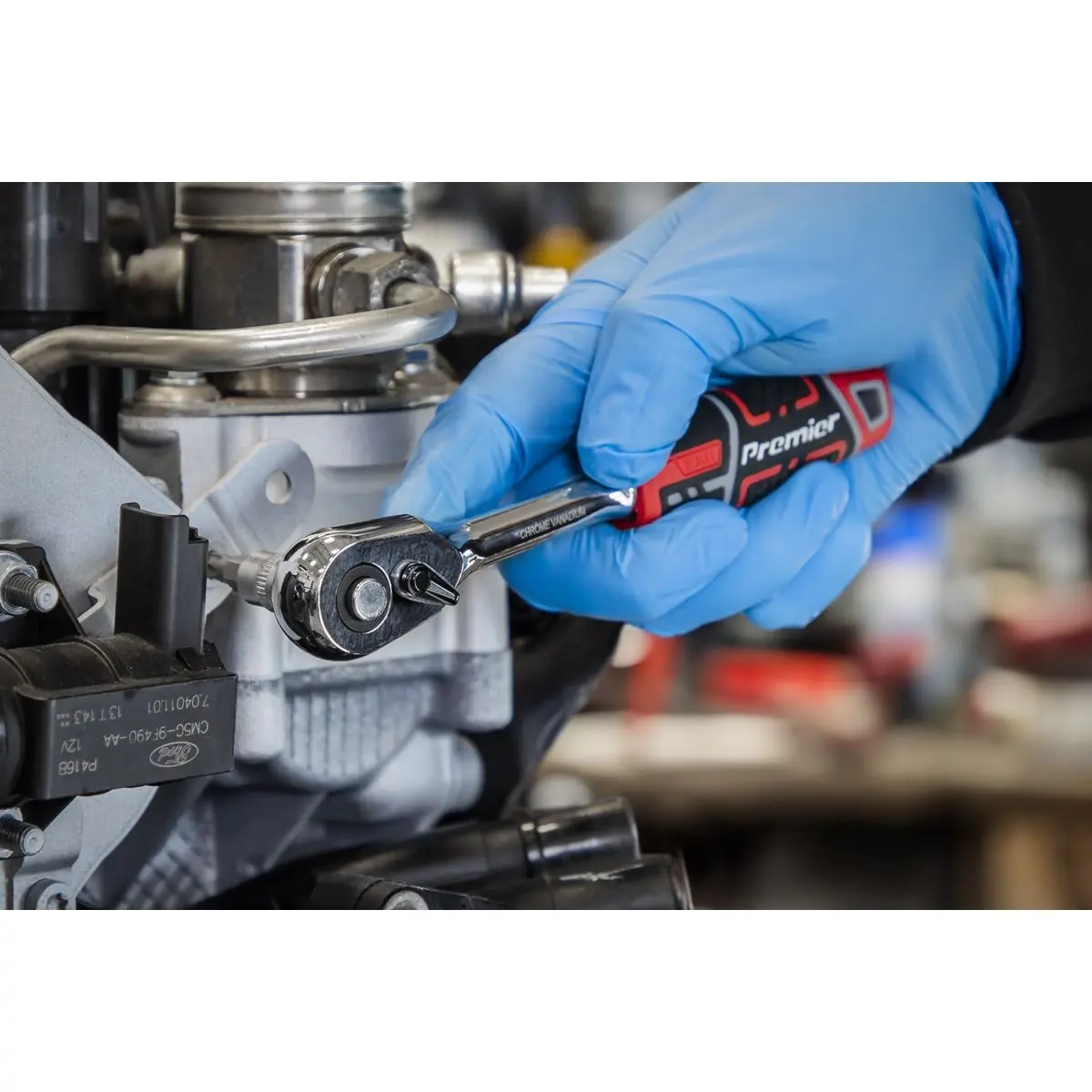 Sealey Premier Ratchet Wrench 1/4"Sq Drive Flip Reverse - Image 6