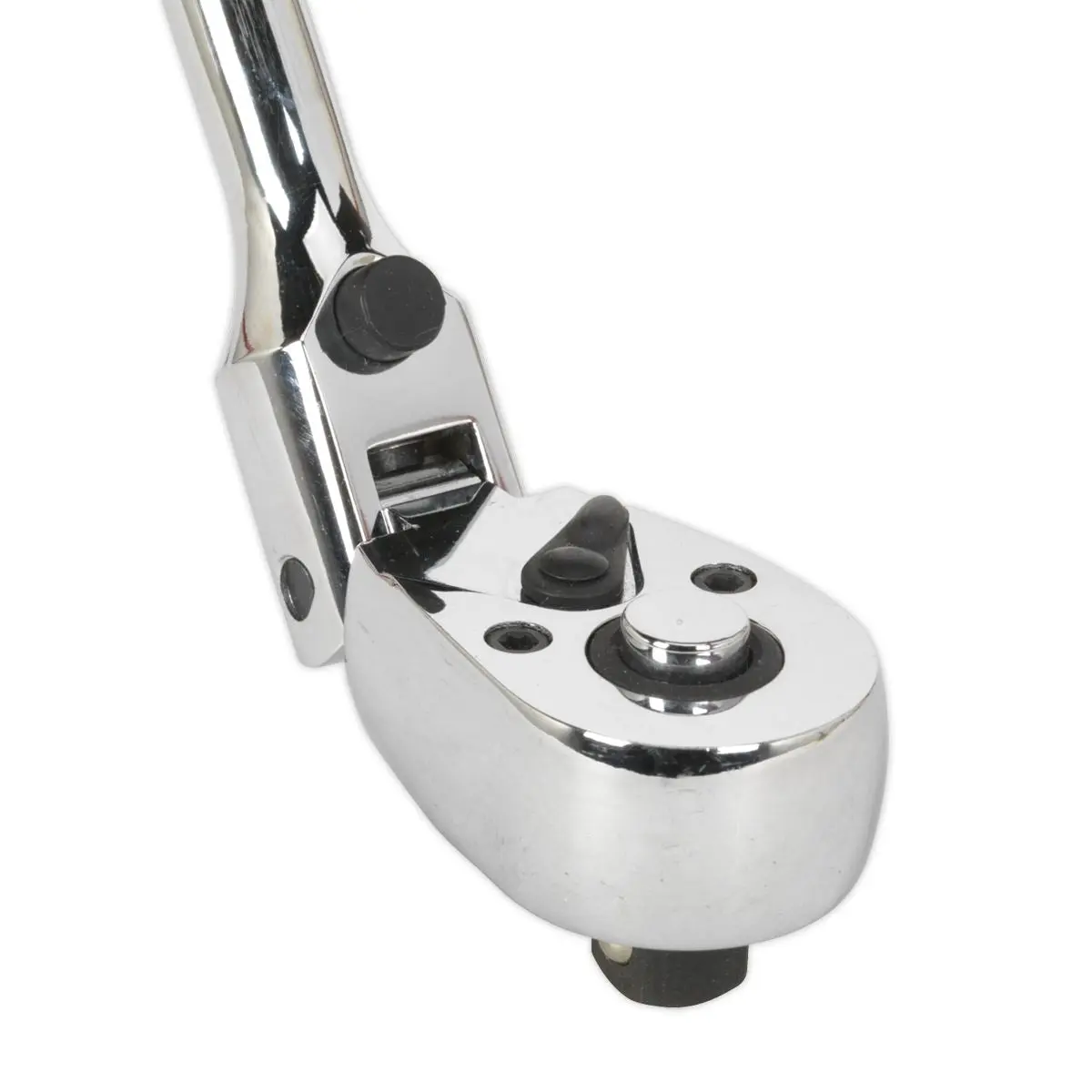 Sealey Ratchet Wrench Flexi-Head Extra-Long 455mm 3/8"Sq Drive Premier - Image 2