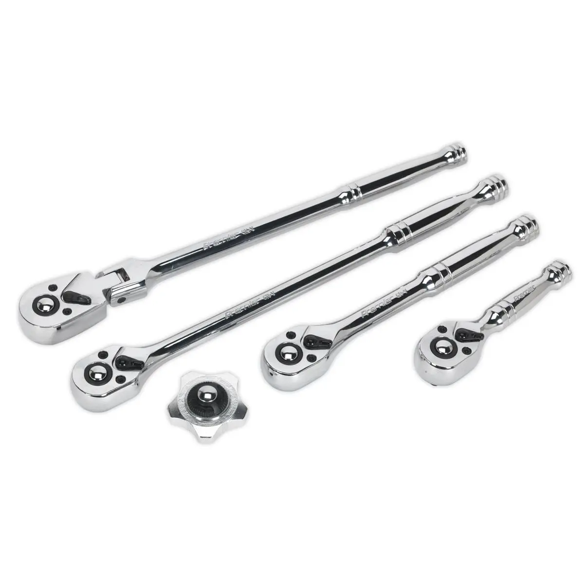 Sealey Premier Ratchet Wrench Master Set 5pc 3/8"Sq Drive - Image 3