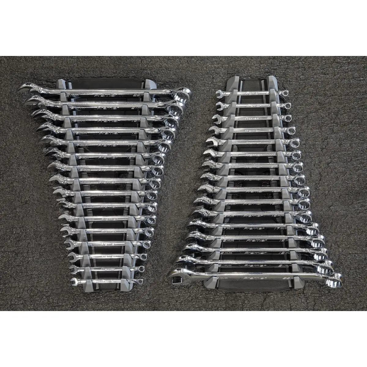 Sealey Premier Reversible Spanner Rack 16pc - Image 5