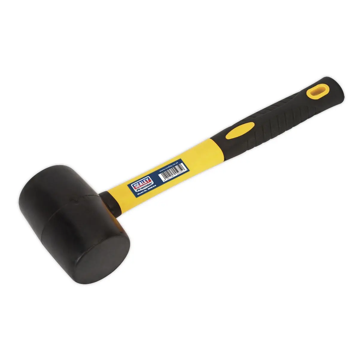 Sealey Premier Rubber Mallet 1lb with Fibreglass Shaft
