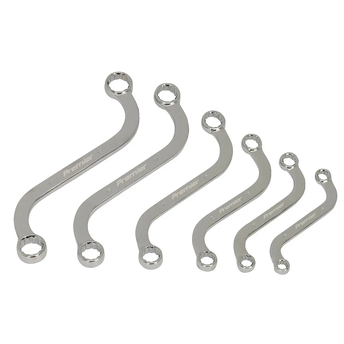 Sealey Premier S-Spanner Set 6pc - Metric - Image 2