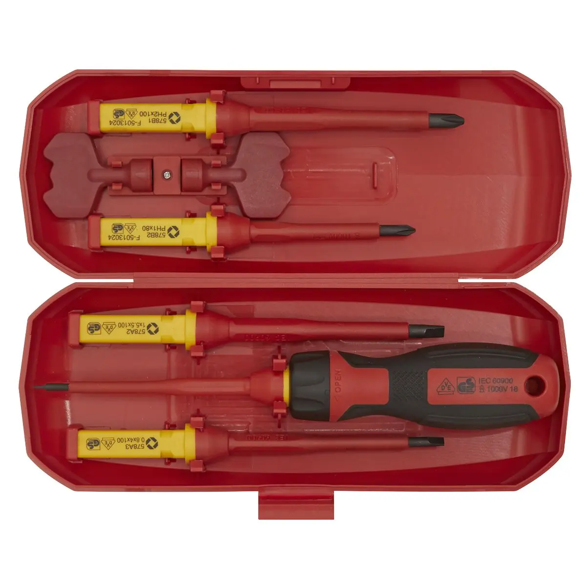 Sealey Premier Screwdriver Set Interchangeable 8pc - VDE Approved - Image 10