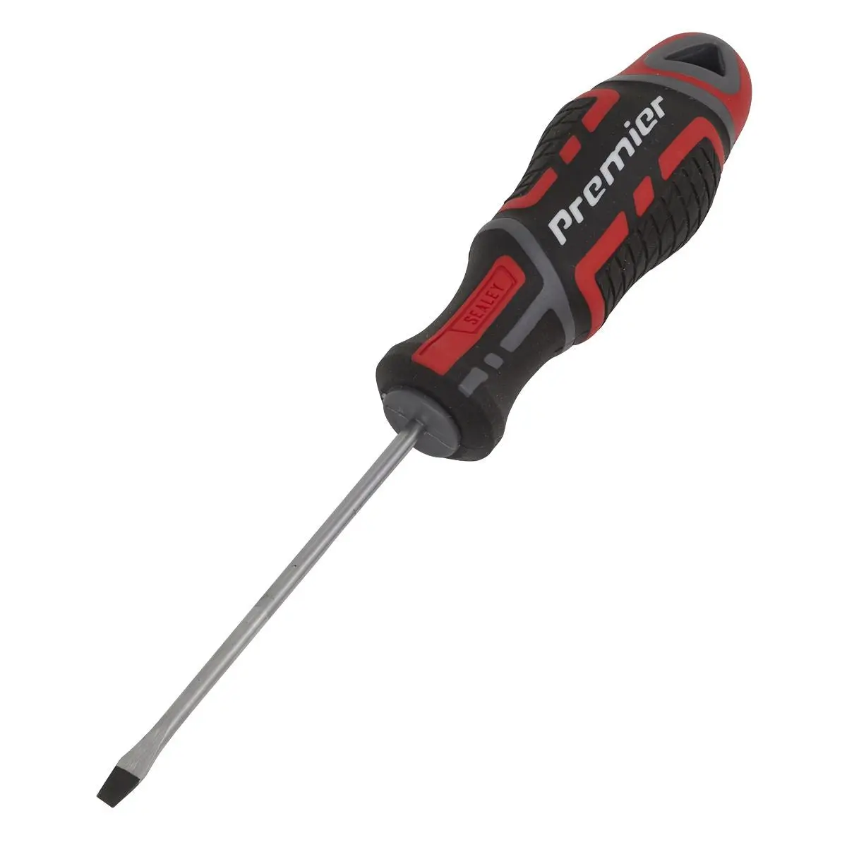 Sealey Premier Screwdriver Slotted 3 x 75mm GripMAX®