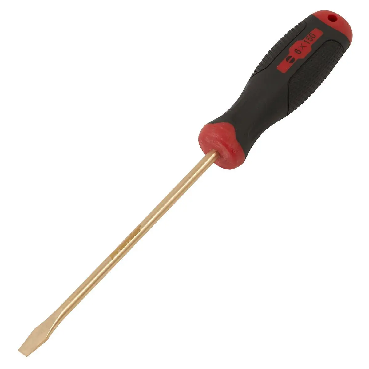Sealey Premier Screwdriver Slotted 6 x 150mm - Non-Sparking
