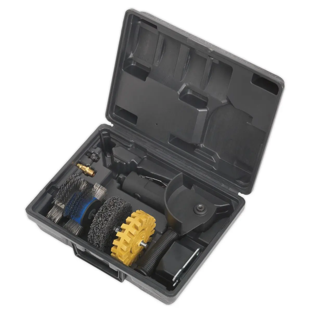 Sealey Premier Smart Eraser Air Tool Kit 4pc - Image 2