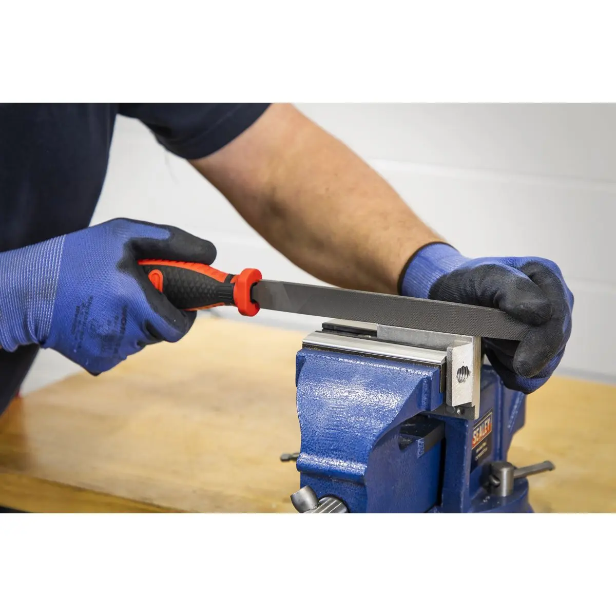 Sealey Premier Smooth Cut Flat Engineer's File 200mm - Image 6