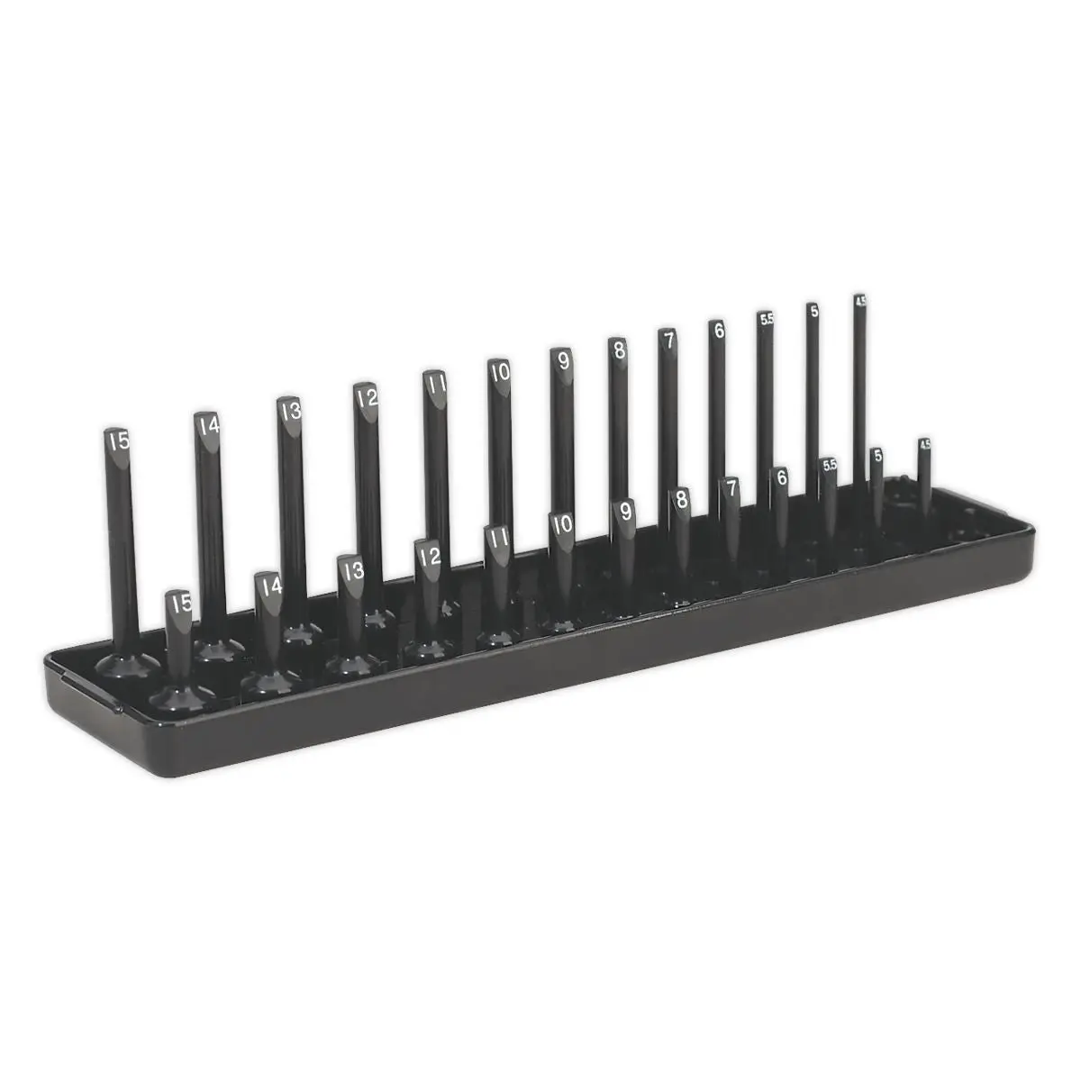Sealey Premier Socket Holder 1/4"Sq Drive 4-15mm